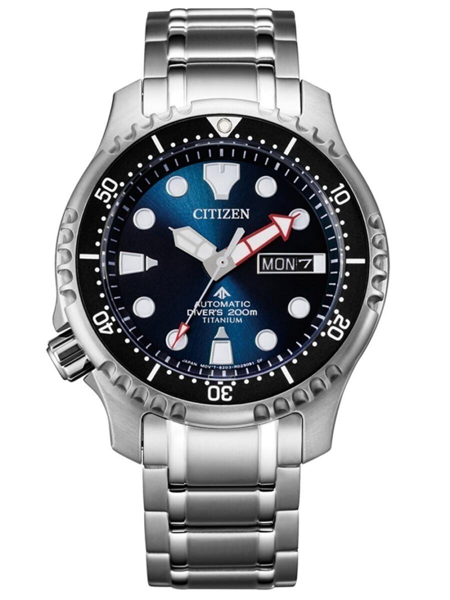 Zegarek męski Citizen Promaster NY0100-50ME srebrny