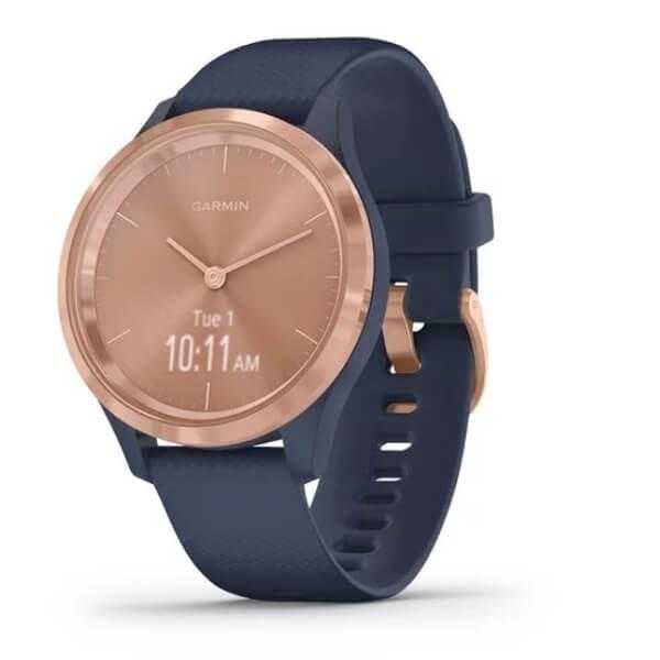 Garmin Vivomove 3S Różowo Złoty Z Granatowym