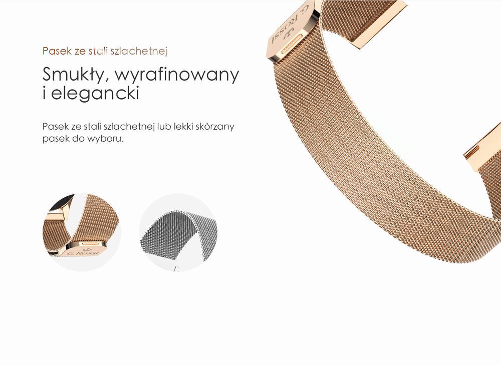 Zegarek damski Smartwatch G. Rossi SW017-1 złoty