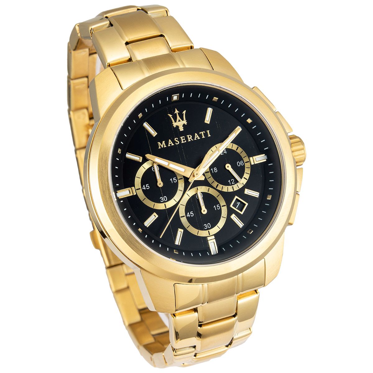 Zegarek męski Maserati R8873621013 Successo złoty