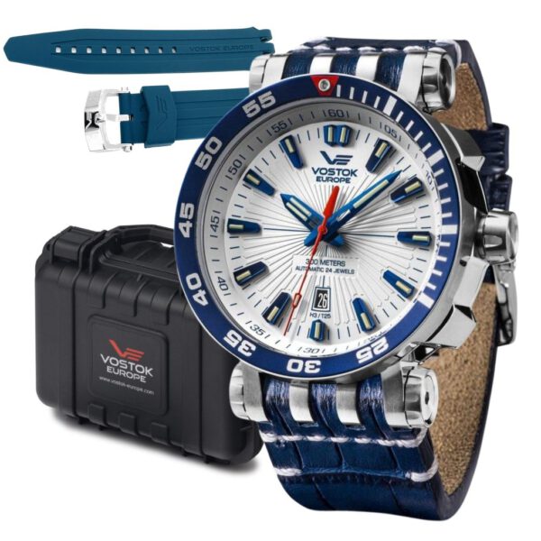 Vostok Europe NH35A-575A650 Energia Rocket Automatic Multifunctional + Dodatkowy Pasek Edycja Limitowana