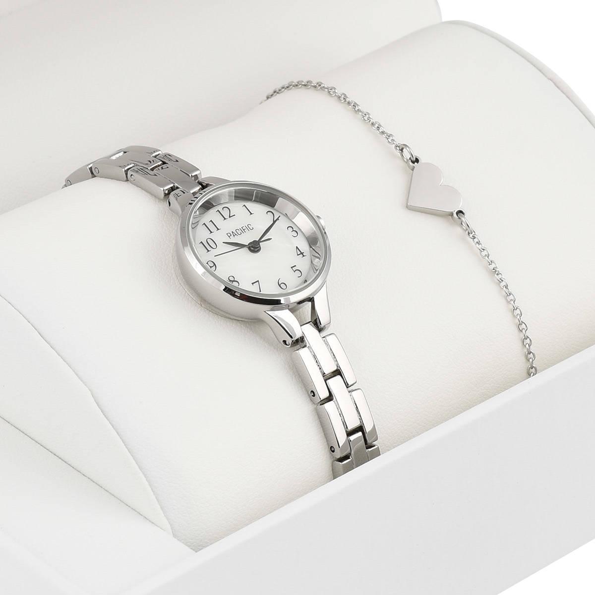 Zegarek dla dziecka Zestaw prezentowy zegarek i bransoletka X6126-2 prezent na komunię dla dziewczynki