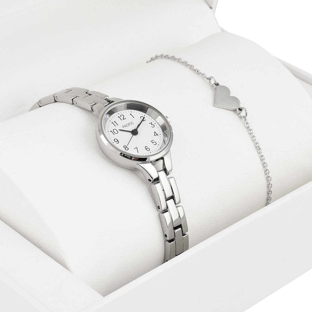 Zegarek dla dziecka Zestaw prezentowy zegarek i bransoletka X6126-3 prezent na komunię dla dziewczynki