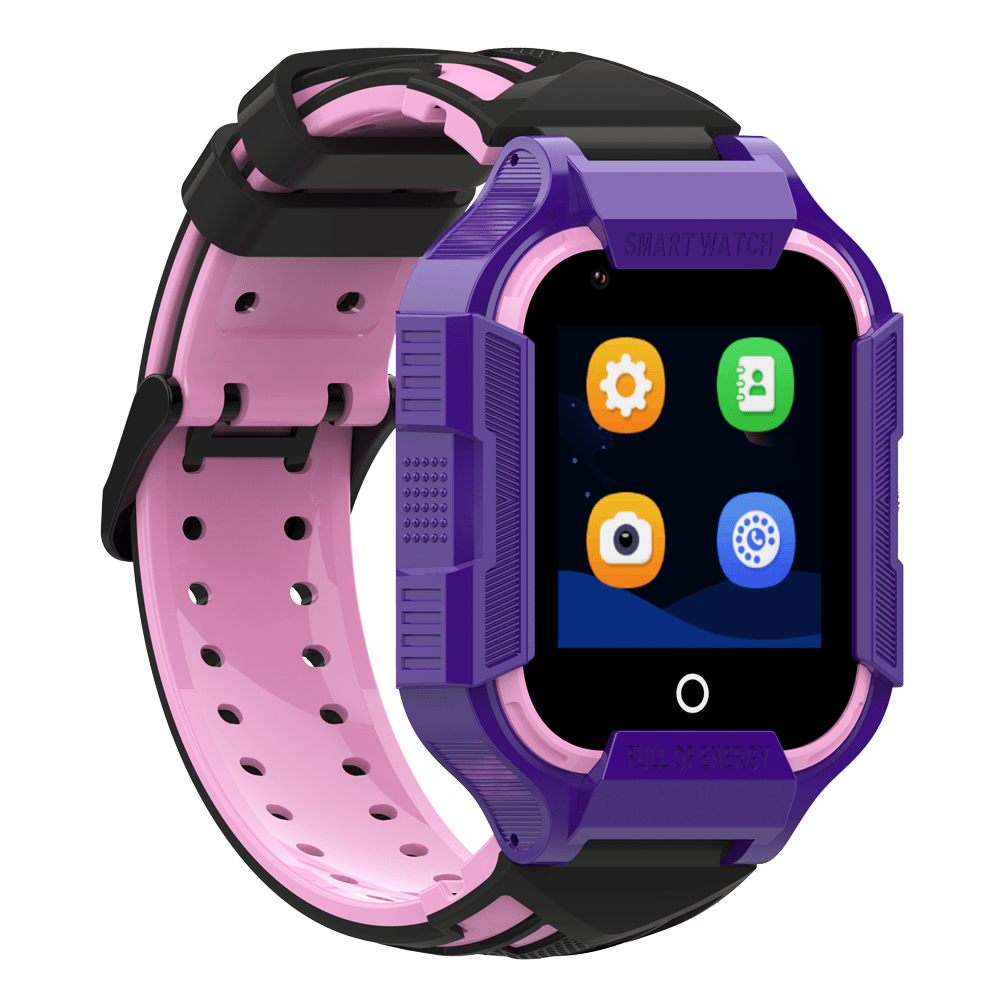Zegarek dla dziecka Smartwatch Garett Kids Bloom 4G Rt Fioletowy