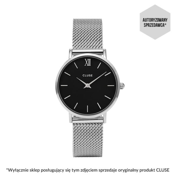 Cluse Minuit Silver Black/silver CW0101203005 (CL30015)