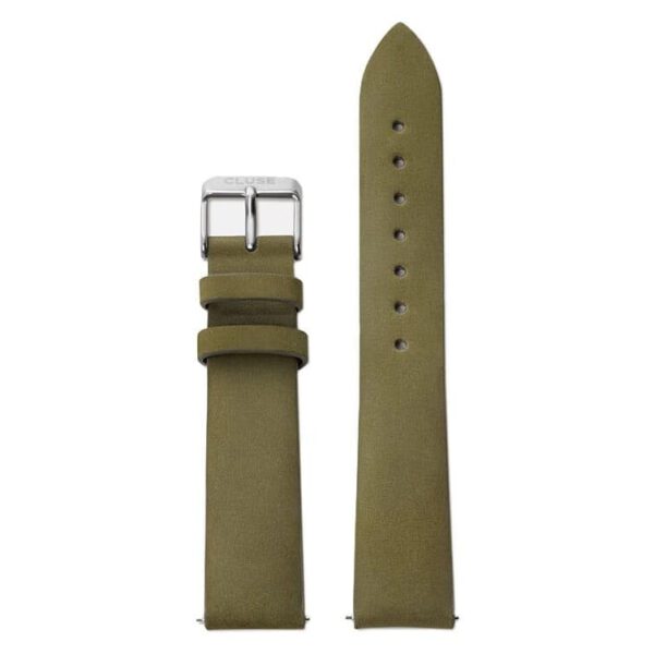 Pasek Cluse Boho Chic Olive Green/silver 18 Mm CLS036