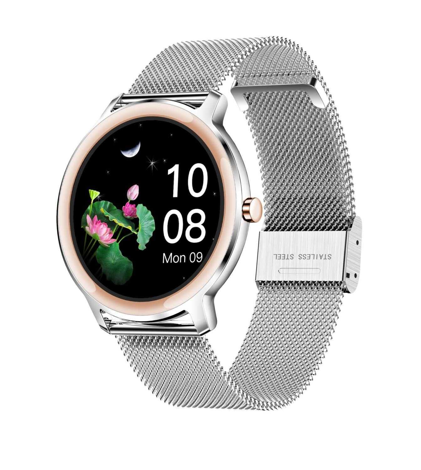 Zegarek damski Smartwatch Rubicon RNBE66 srebrny