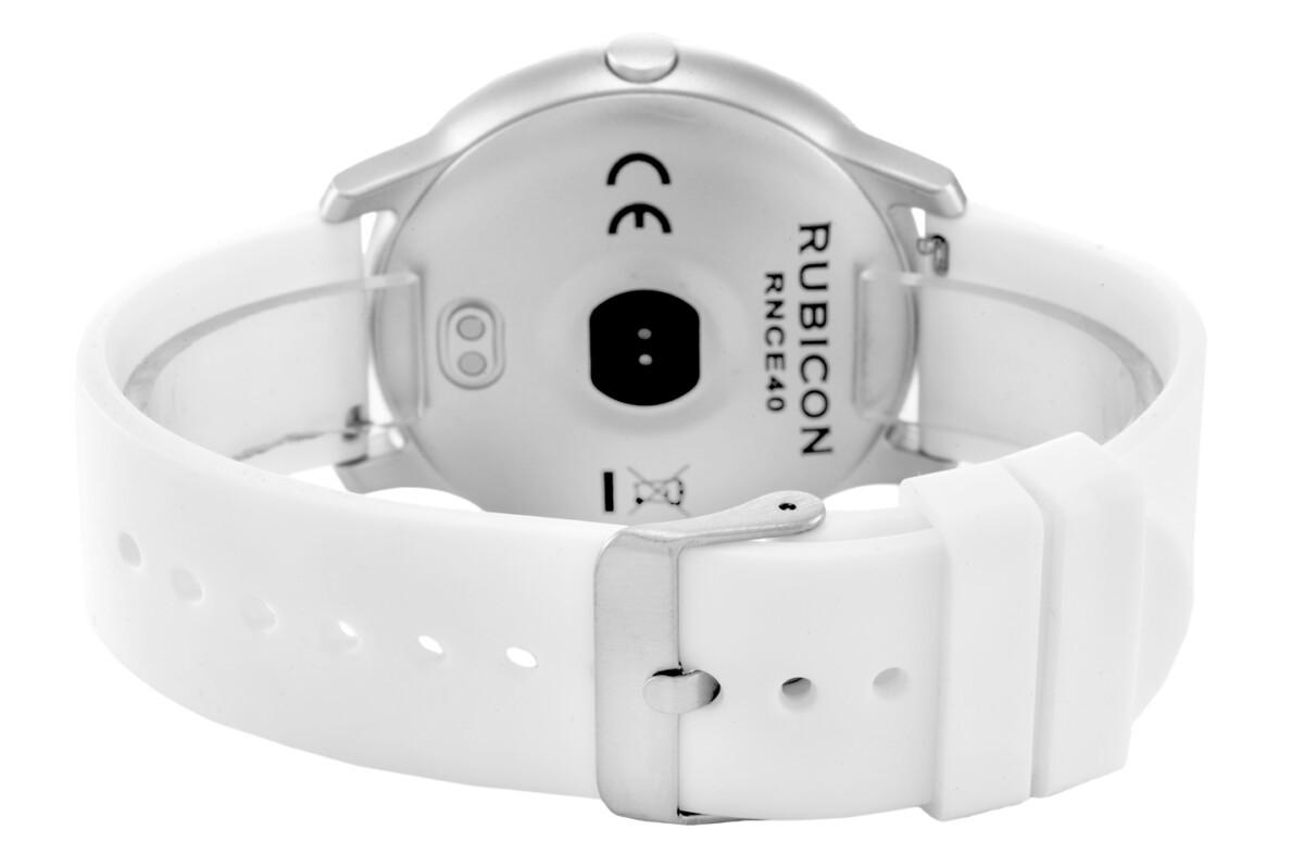 Zegarek damski Smartwatch Rubicon RNCE40 Pro Srebrny Multidotyk