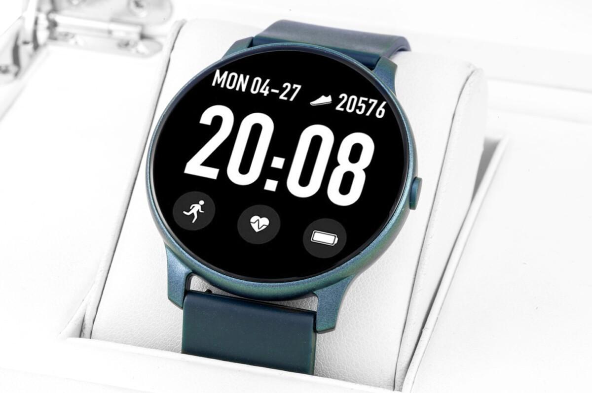 Zegarek damski Smartwatch Rubicon RNCE40 Pro Niebieski Multidotyk
