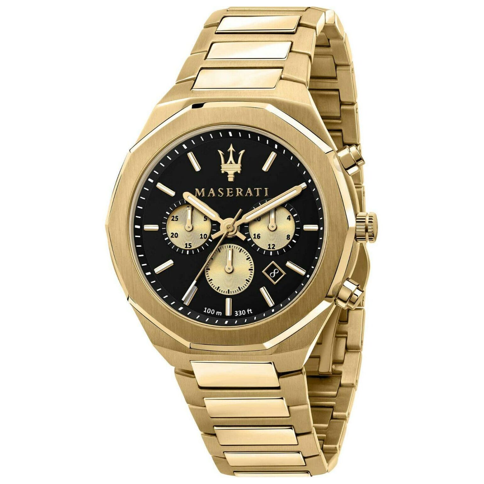 Zegarek męski Maserati R8873642001 Stile złoty