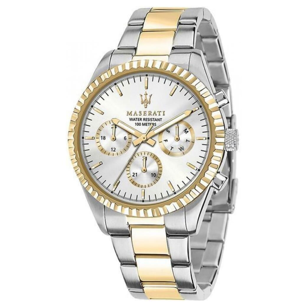 Zegarek męski Maserati R8853100021 Competizione złoty