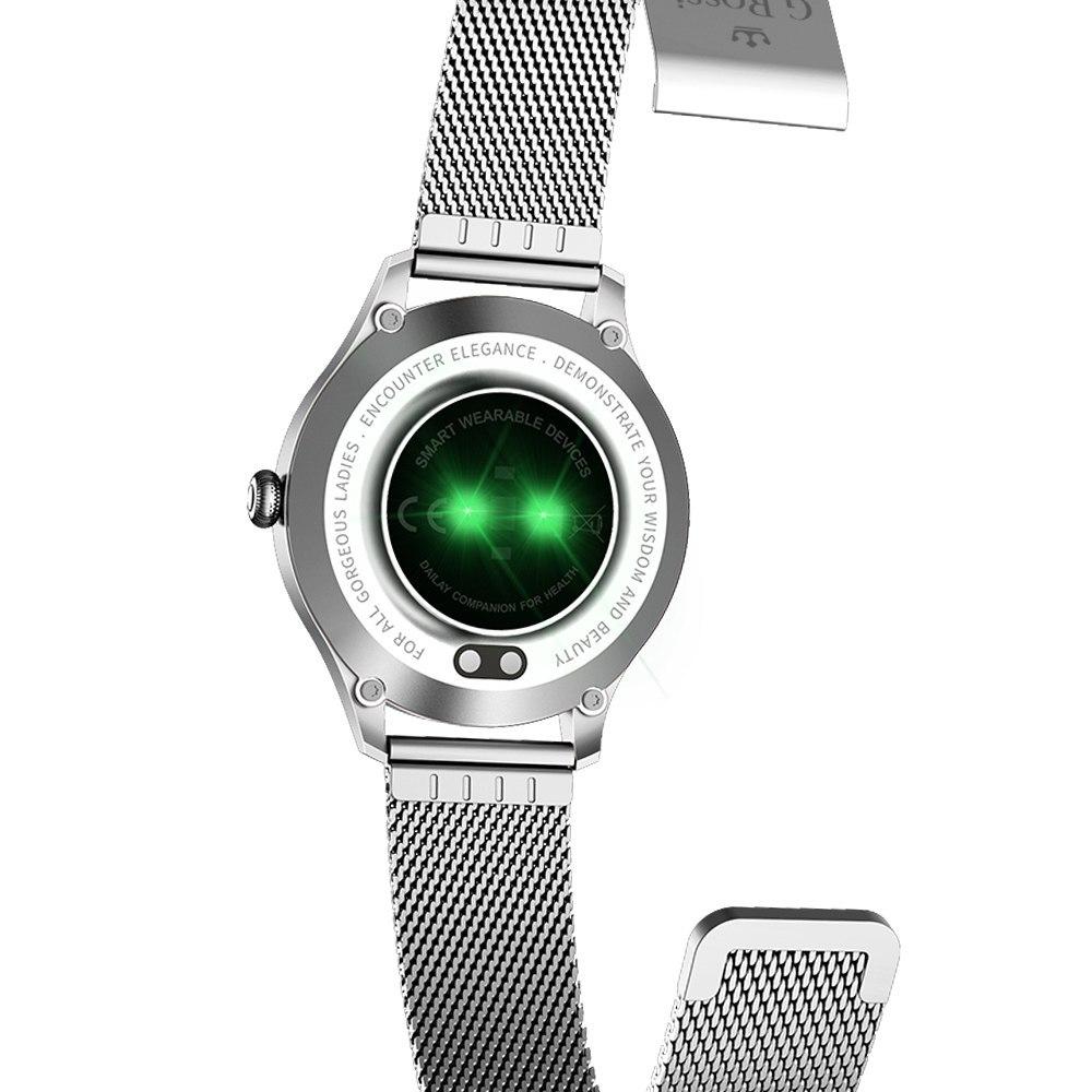 Zegarek damski Smartwatch Rubicon RNBE62 (RNBE37 Pro) Srebrny