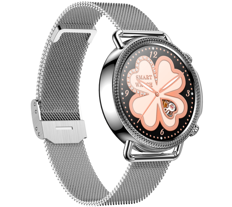 Zegarek damski Smartwatch Rubicon RNBE74 Srebrny