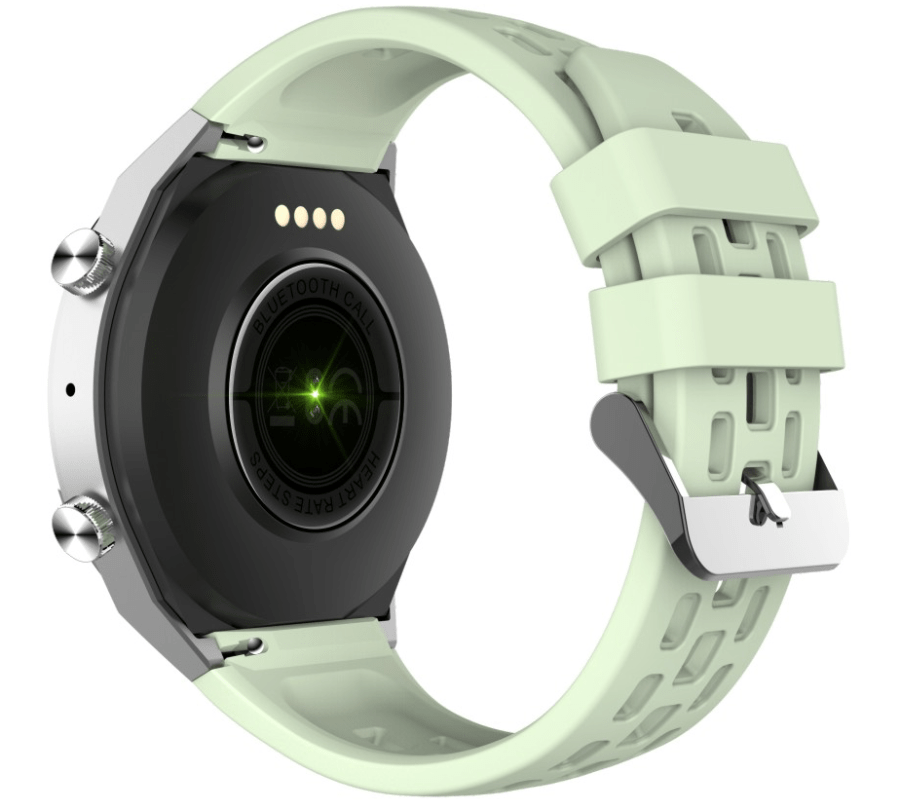 Smartwatch Rubicon RNCE68 Srebrny Zielony Pasek