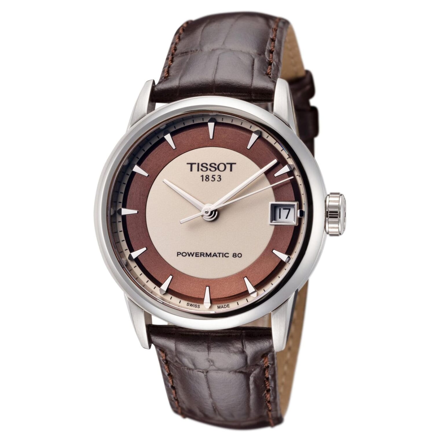 Zegarek damski Tissot T0862071626100 Luxury Automatic Powermatic 80