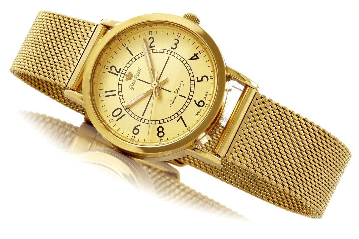 Zegarek damski G. Rossi 9374A-4D1 złoty