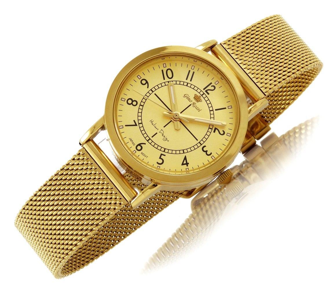 Zegarek damski G. Rossi 9374A-4D1 złoty
