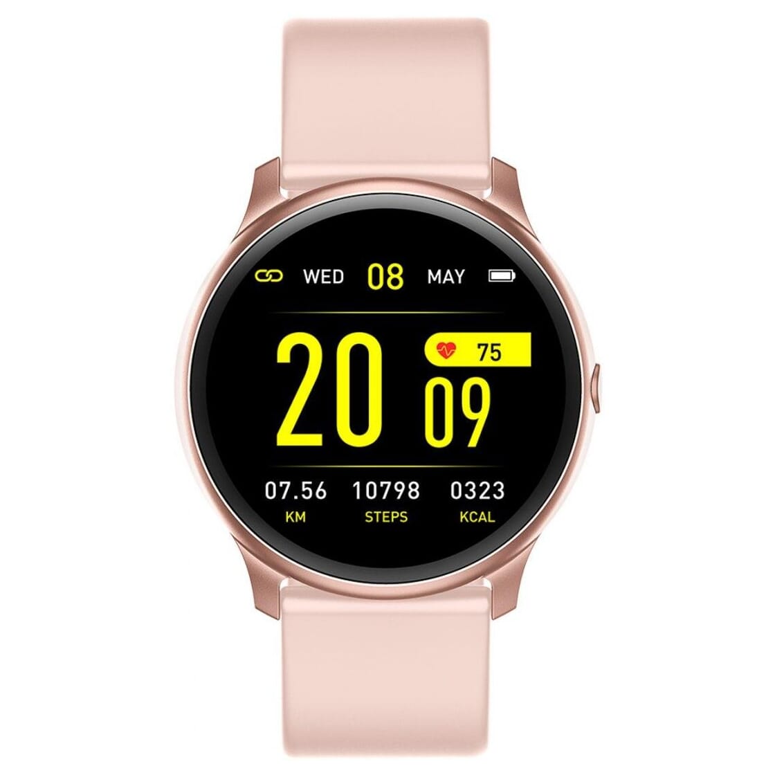 Zegarek damski Smartwatch Rubicon RNCE40 Pro Różowy Multidotyk