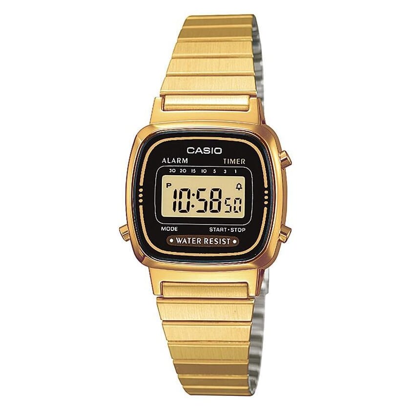 Zegarek damski Casio LA670WEGA-1EF złoty