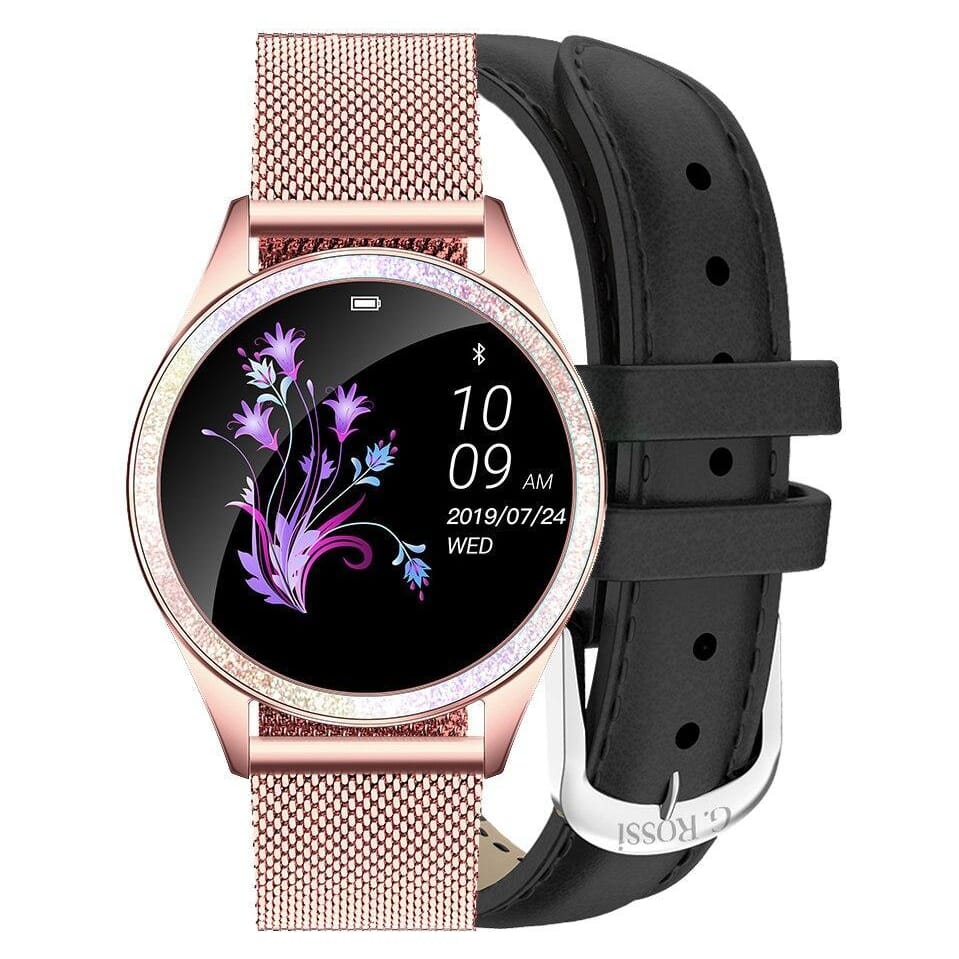 Zegarek damski Smartwatch G. Rossi + Dodatkowy Pasek BF2-4D2-2
