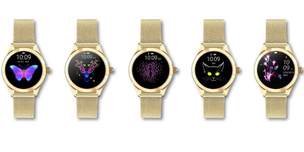 Zegarek damski Smartwatch Rubicon RNBE37GIBX05AX złoty