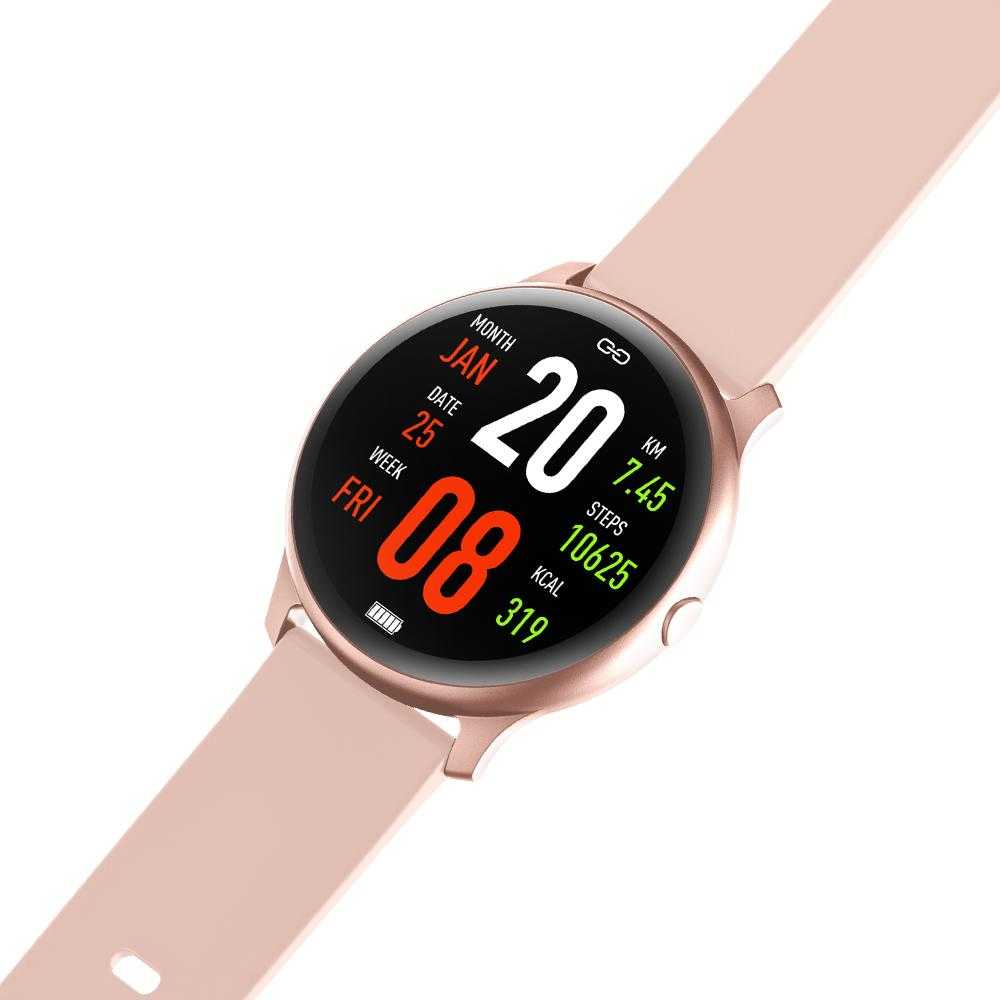 Zegarek damski Smartwatch Rubicon RNCE61RIBX05AX Różowy