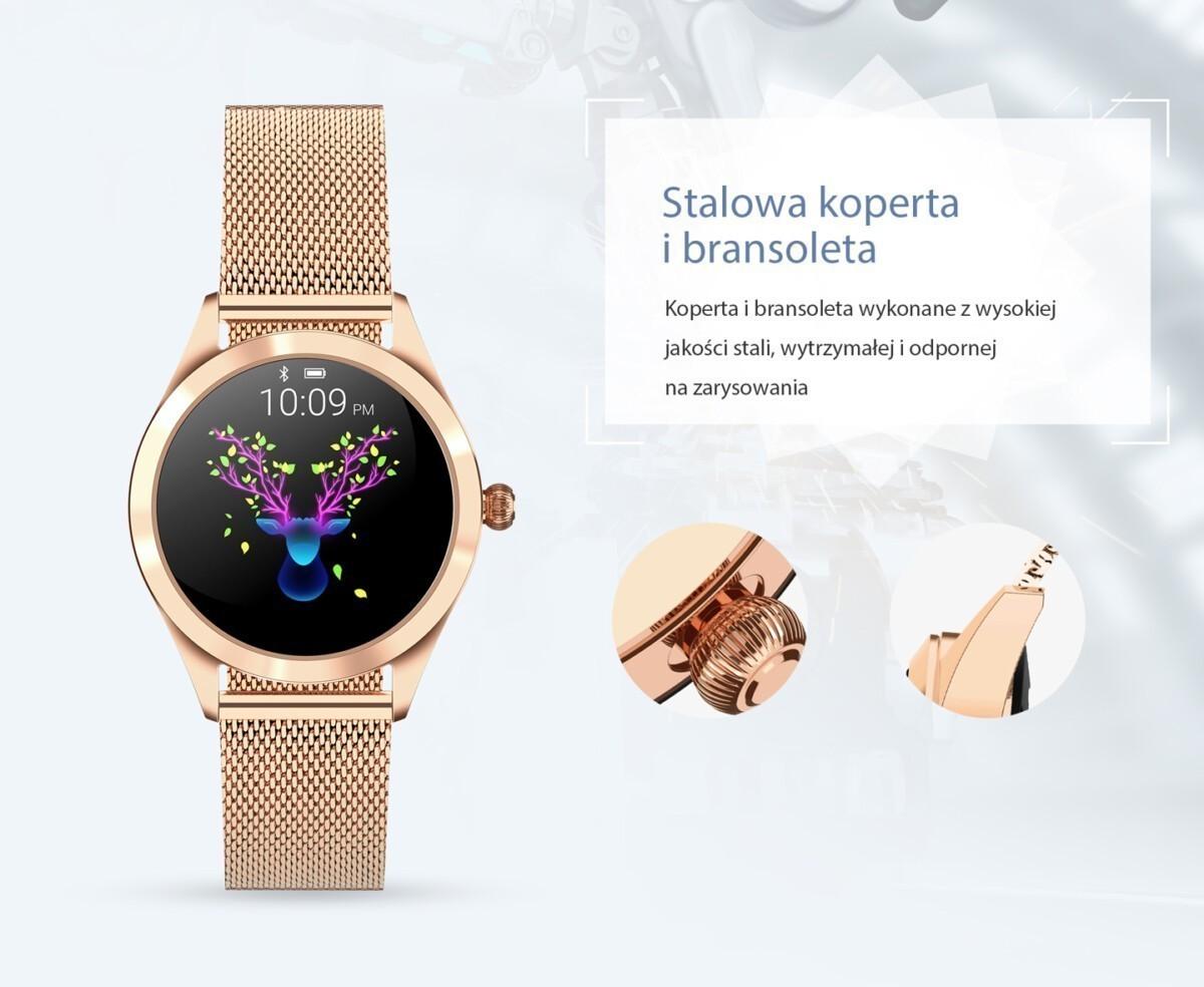 Zegarek damski Smartwatch Rubicon RNBE37RIBX05AX