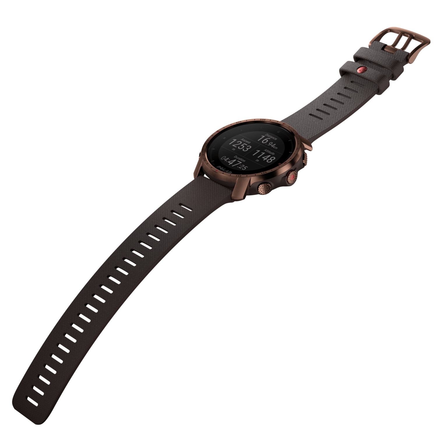 Smartwatch Polar Grit X Pro Brązowo-miedziany M/l