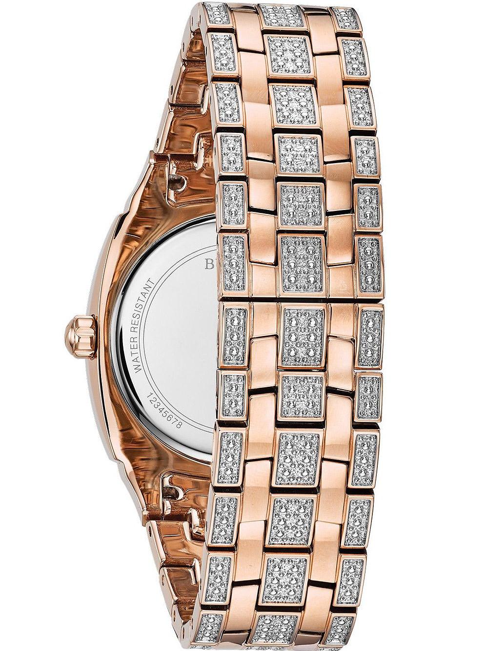 Bulova pave crystal outlet watch