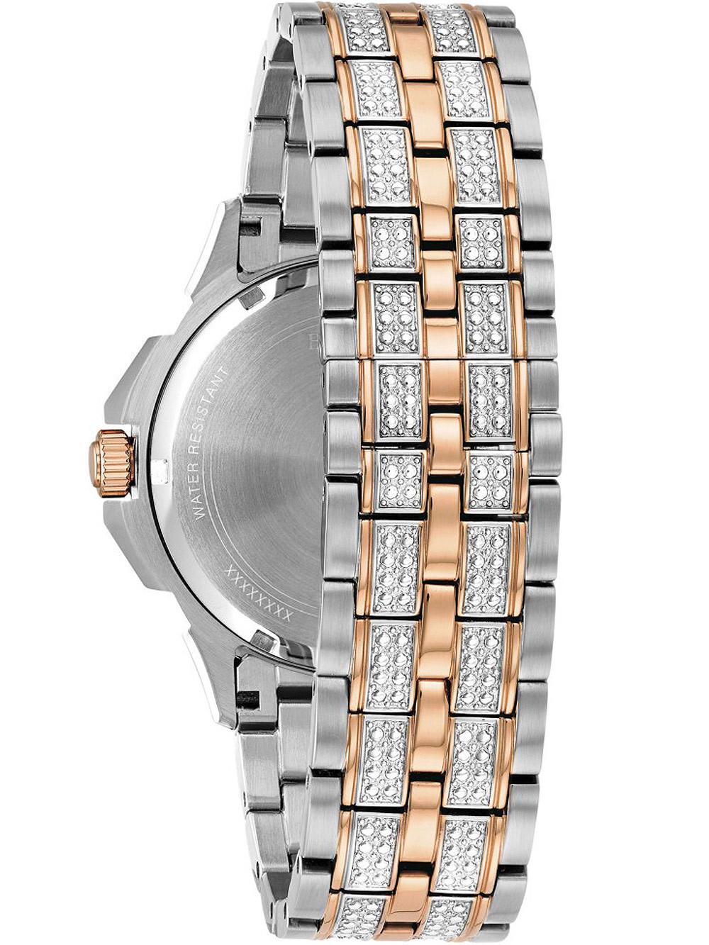 Zegarek męski Bulova Crystal Octava 98C133 srebrny