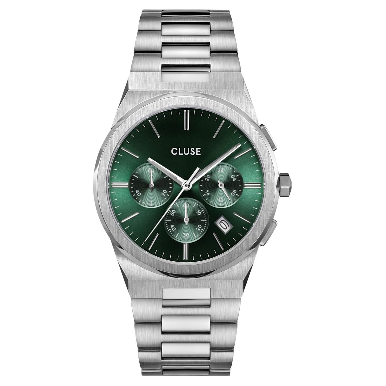 Zegarek męski Cluse Vigoureux Chrono CW20803 srebrny