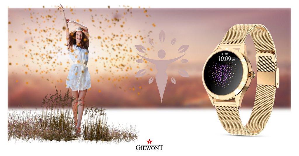 Zegarek damski Giewont GW300-2 + Dodatkowy Pasek złoty