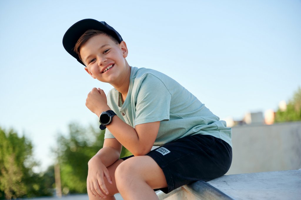 Zegarek dla dziecka Smartwatch dla dziecka Garett Kids Focus 4G RT czarny
