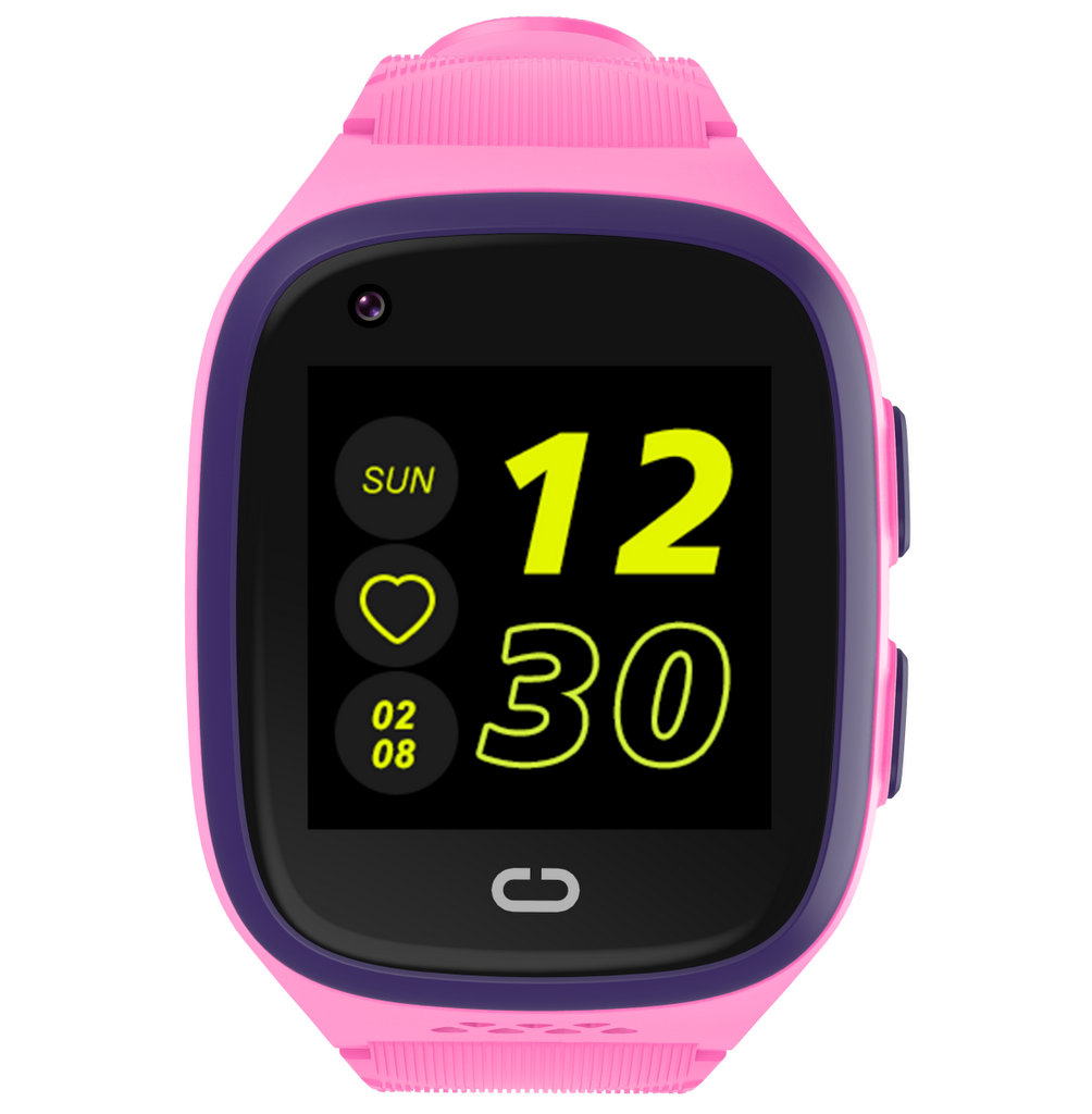 Zegarek dla dziecka Smartwatch dla dziewczynki Garett Kids Rock 4G RT różowy
