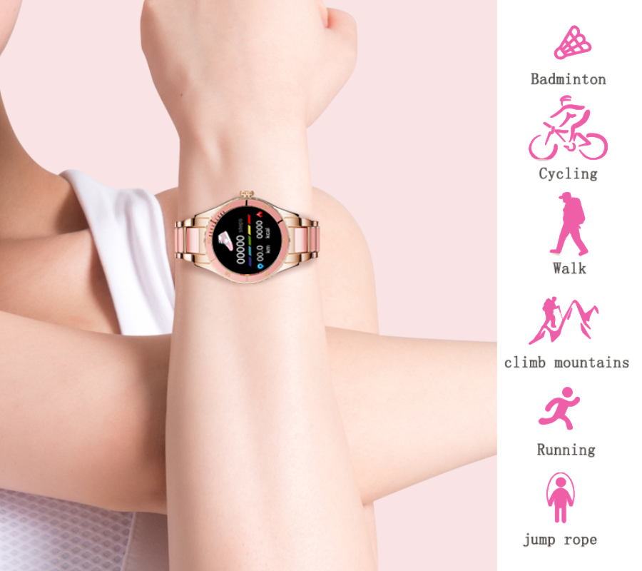 Zegarek damski Smartwatch Rubicon RNCE82 biały