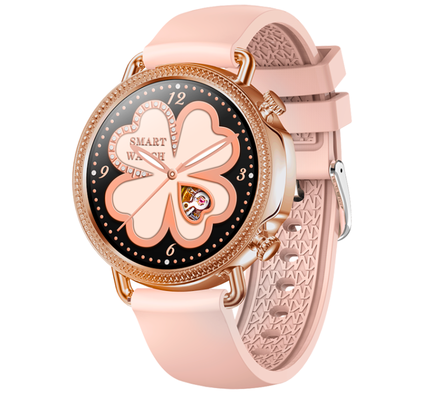 Zegarek damski Smartwatch Rubicon RNBE74 Różowy Pasek