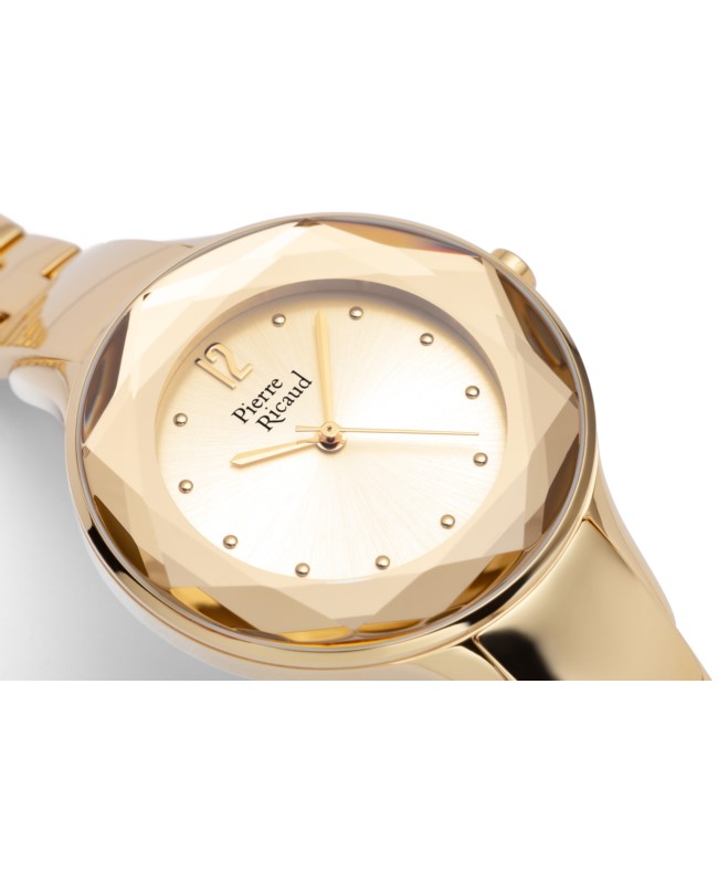 Zegarek damski Pierre Ricaud P21026.1171Q złoty