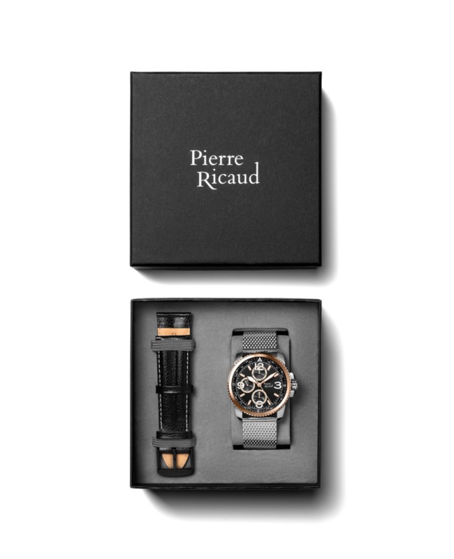 Zegarek męski Pierre Ricaud P60026.R1R4QF-SET