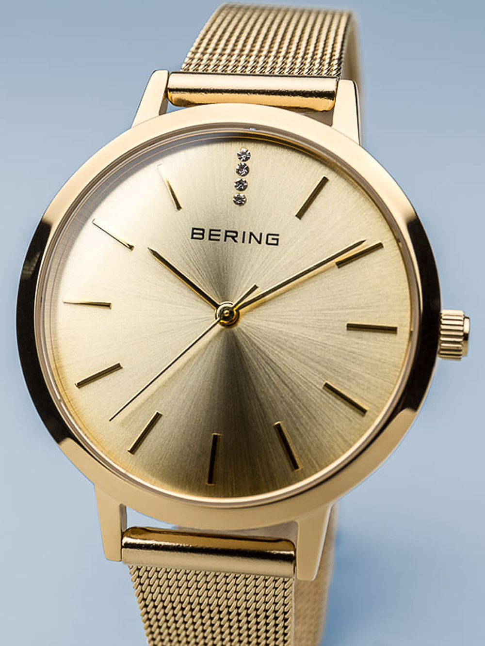 Zegarek damski Bering 13434-333 złoty