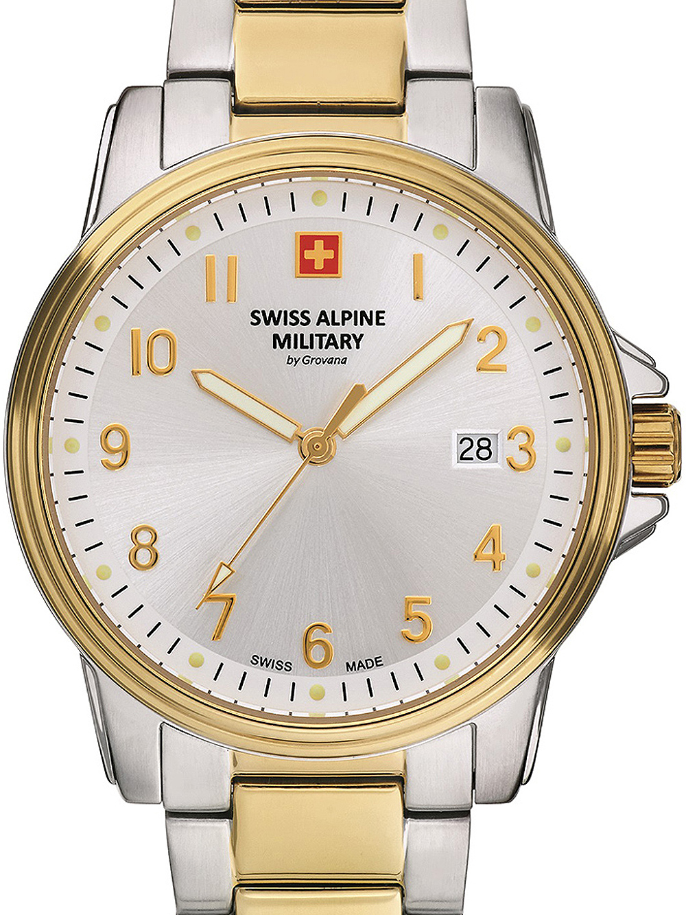 Zegarek męski Swiss Alpine Military 7011.1142 złoty