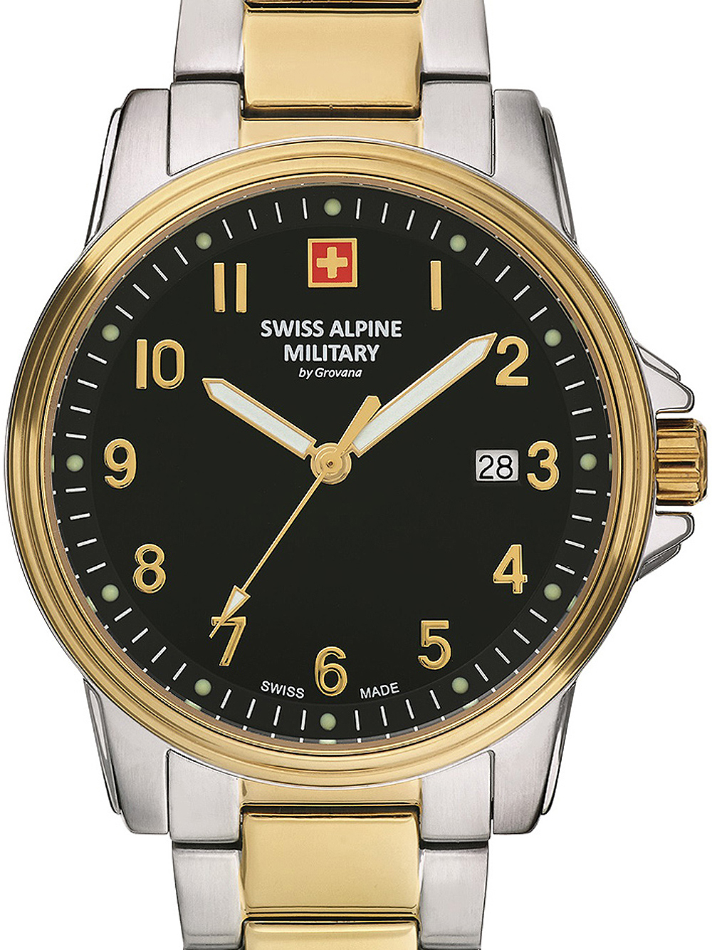 Zegarek męski Swiss Alpine Military 7011.1147 złoty