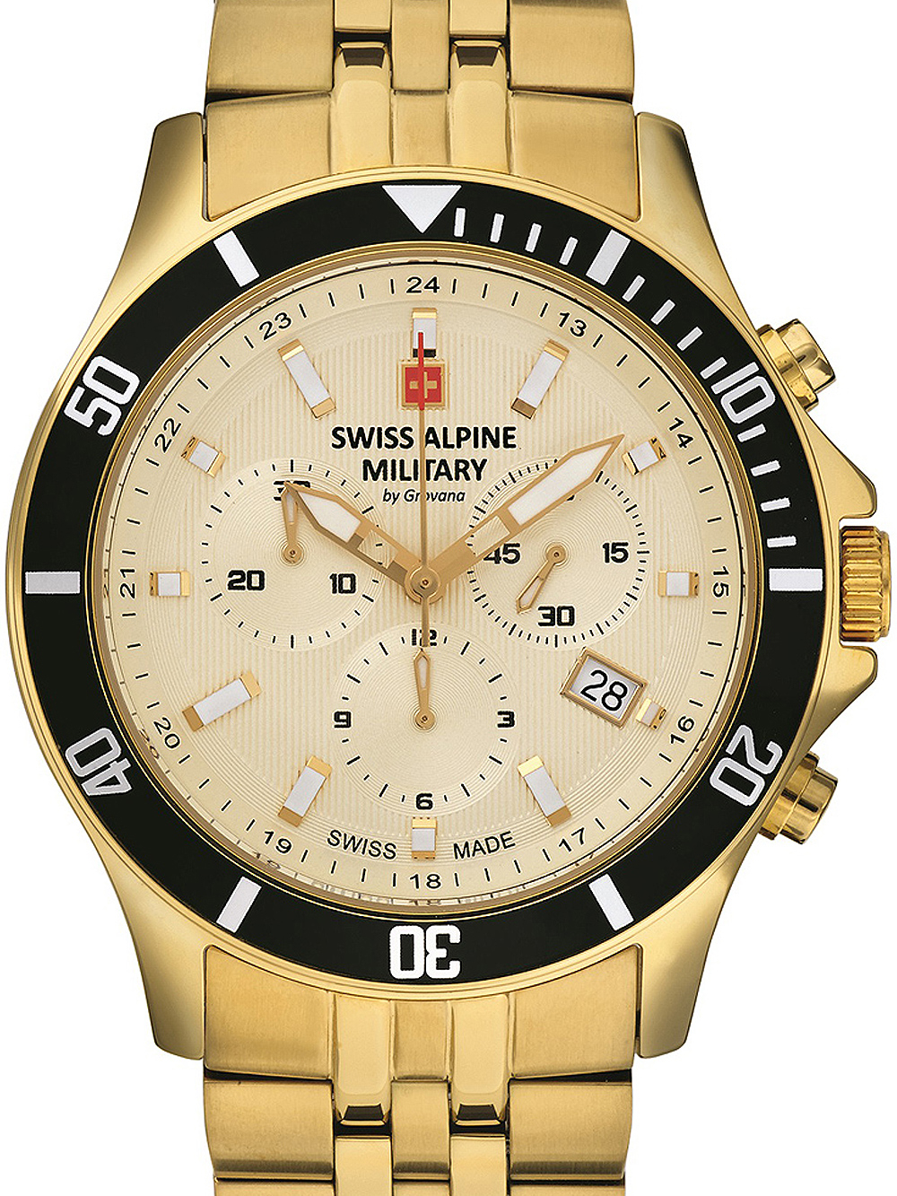 Zegarek męski Swiss Alpine Military 7022.9111 złoty