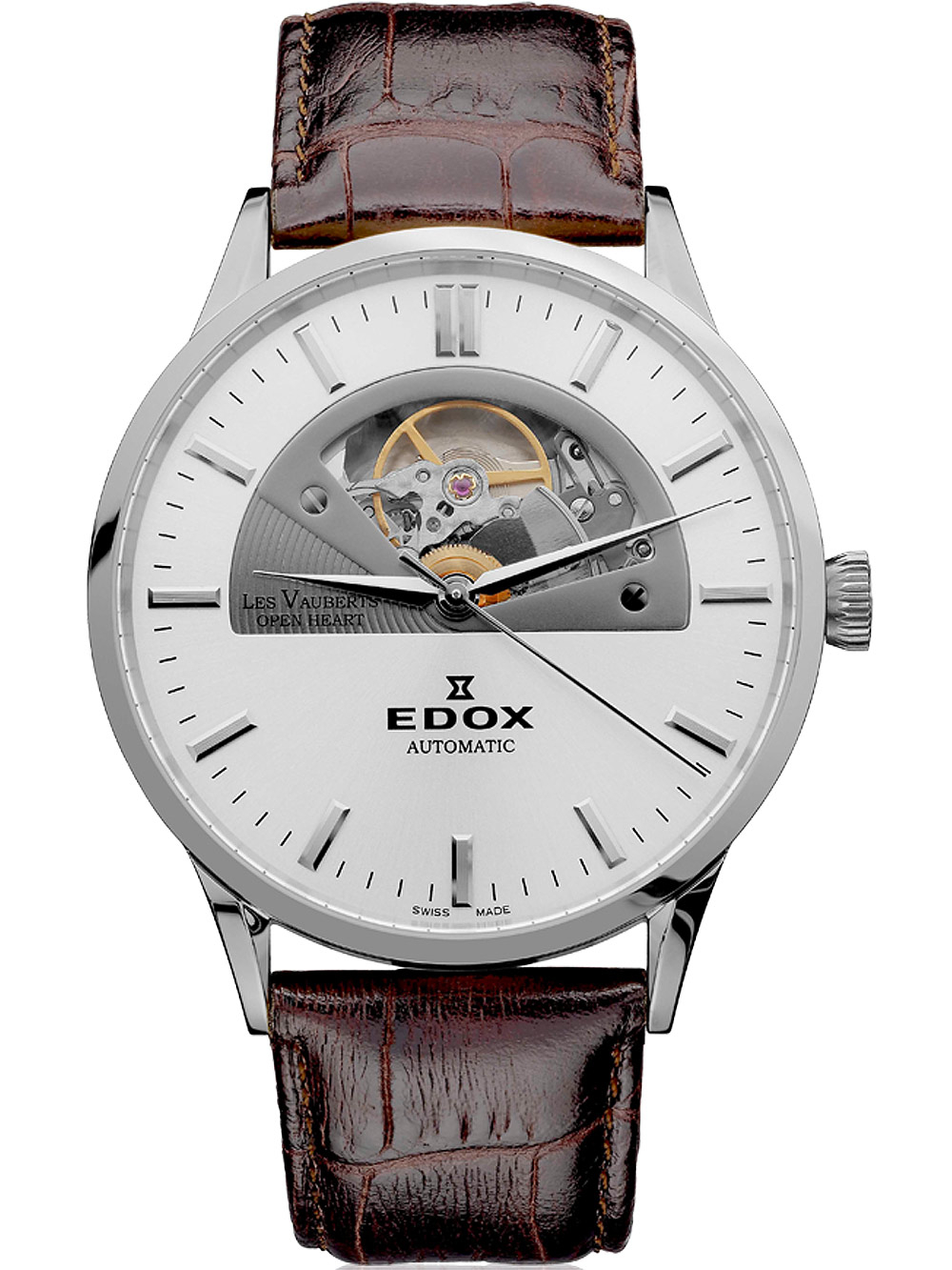 Edox 85014-3-AIN Les Vauberts Open Heart