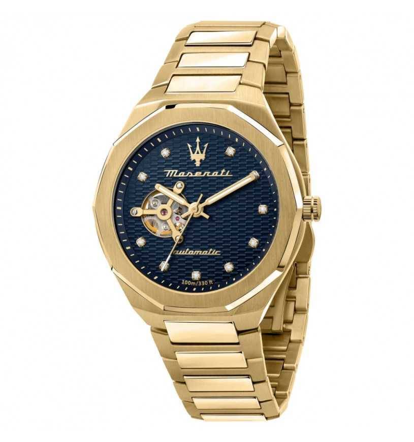 Zegarek męski Maserati R8823140006 złoty
