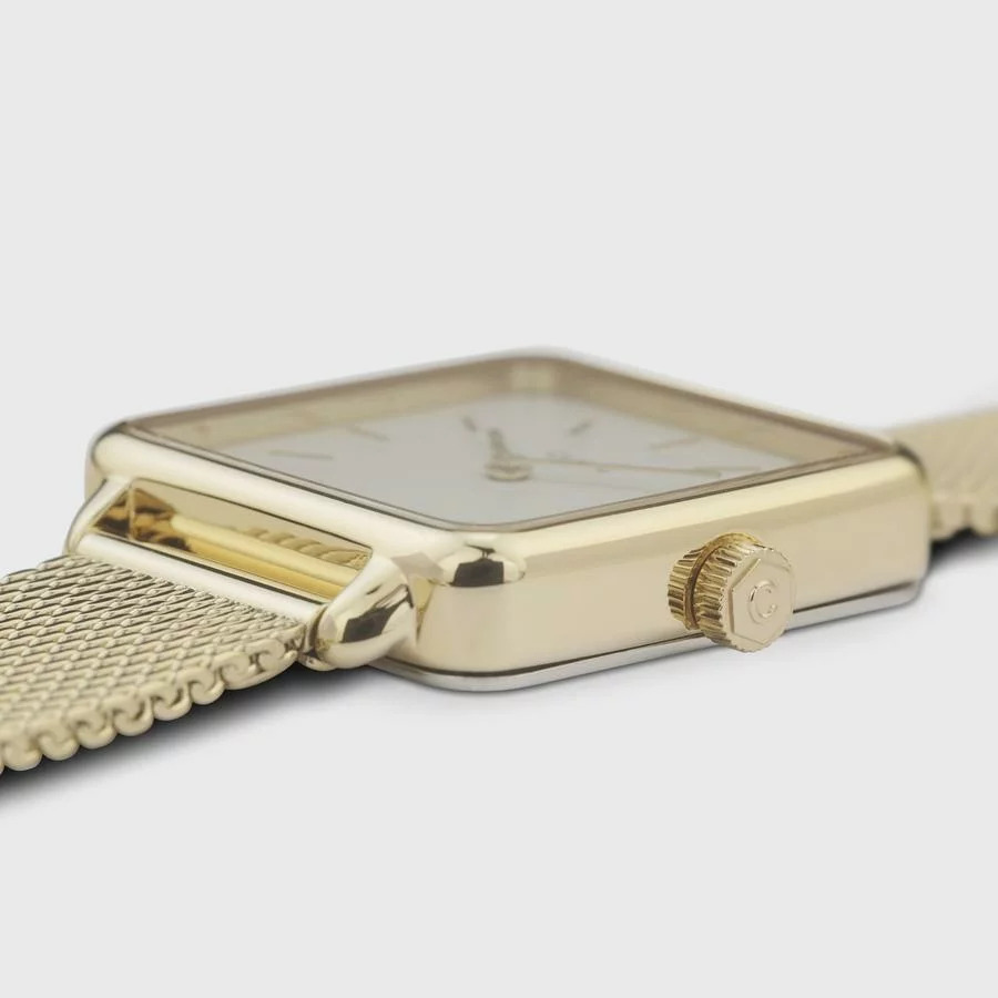 Zegarek damski Zestaw prezentowy Cluse La Tetragone CG10318 złoty