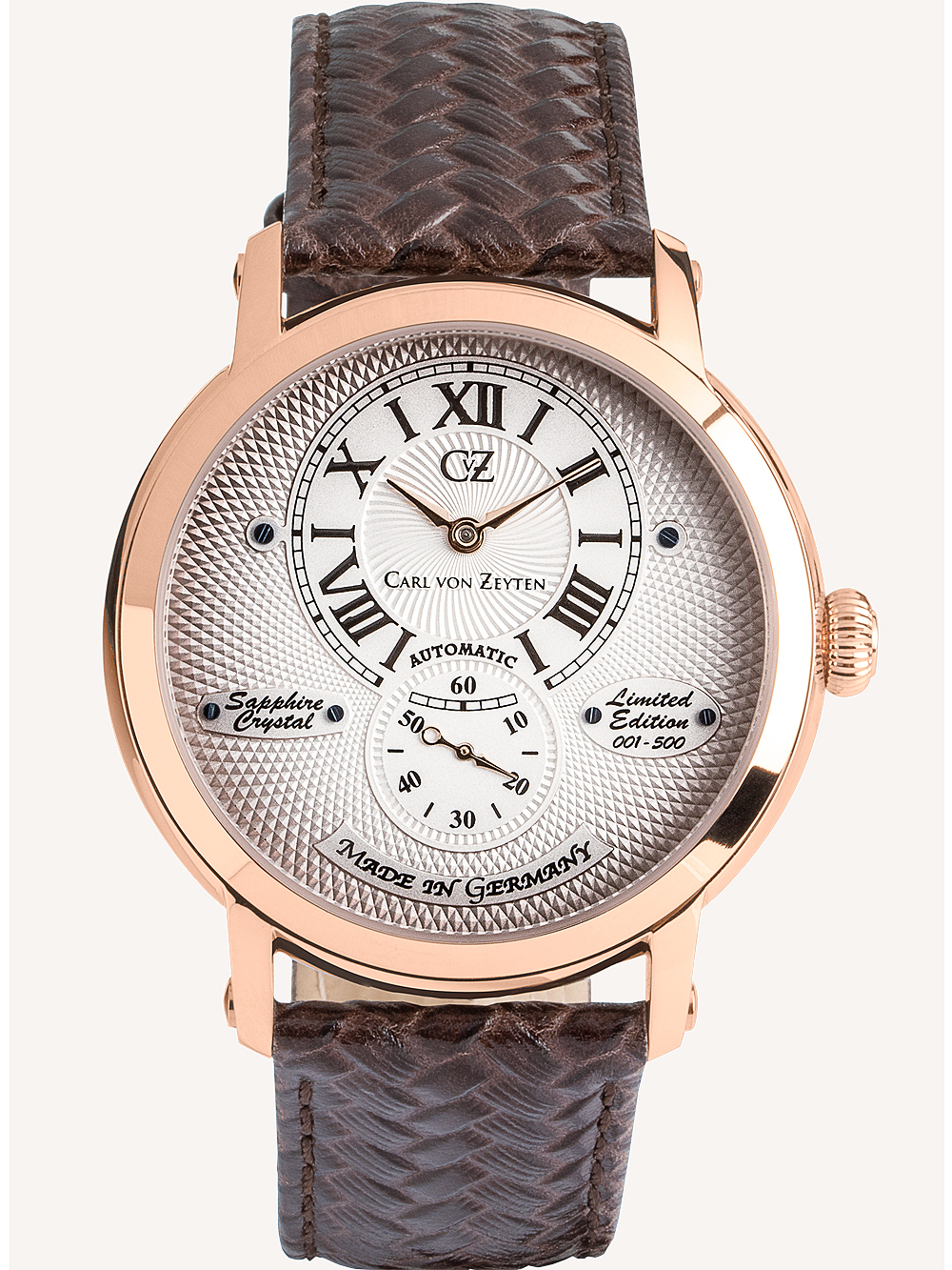 Zegarek męski Carl von Zeyten CVZ0066RWH Edycja Limitowana