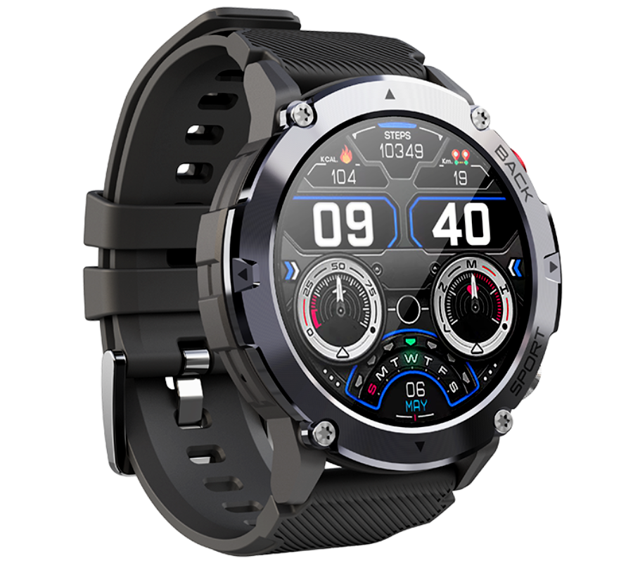 Zegarek męski Smartwatch Rubicon RNCE91 czarny