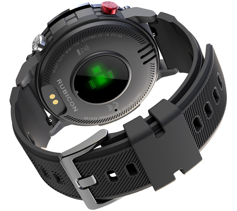 Zegarek męski Smartwatch Rubicon RNCE91 czarny