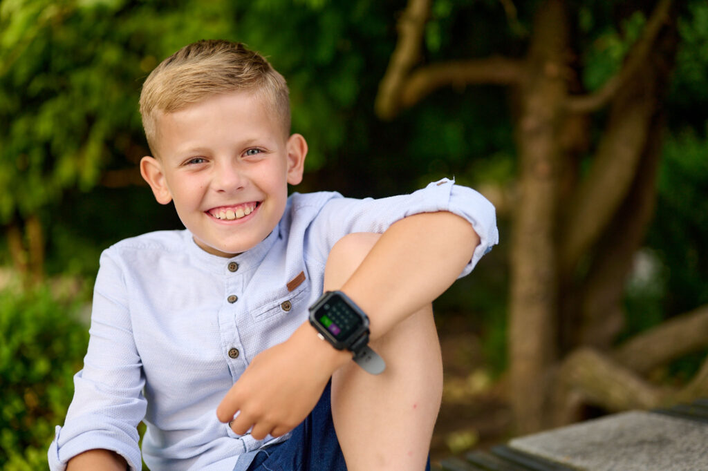 smartwatch dla chłopca w kolorze czarnym