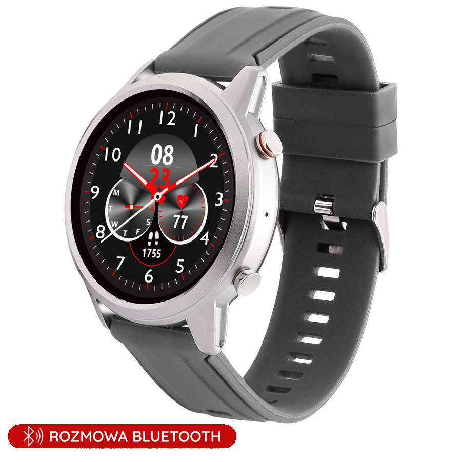 Zegarek męski Smartwatch Pacific 36-01 srebrny